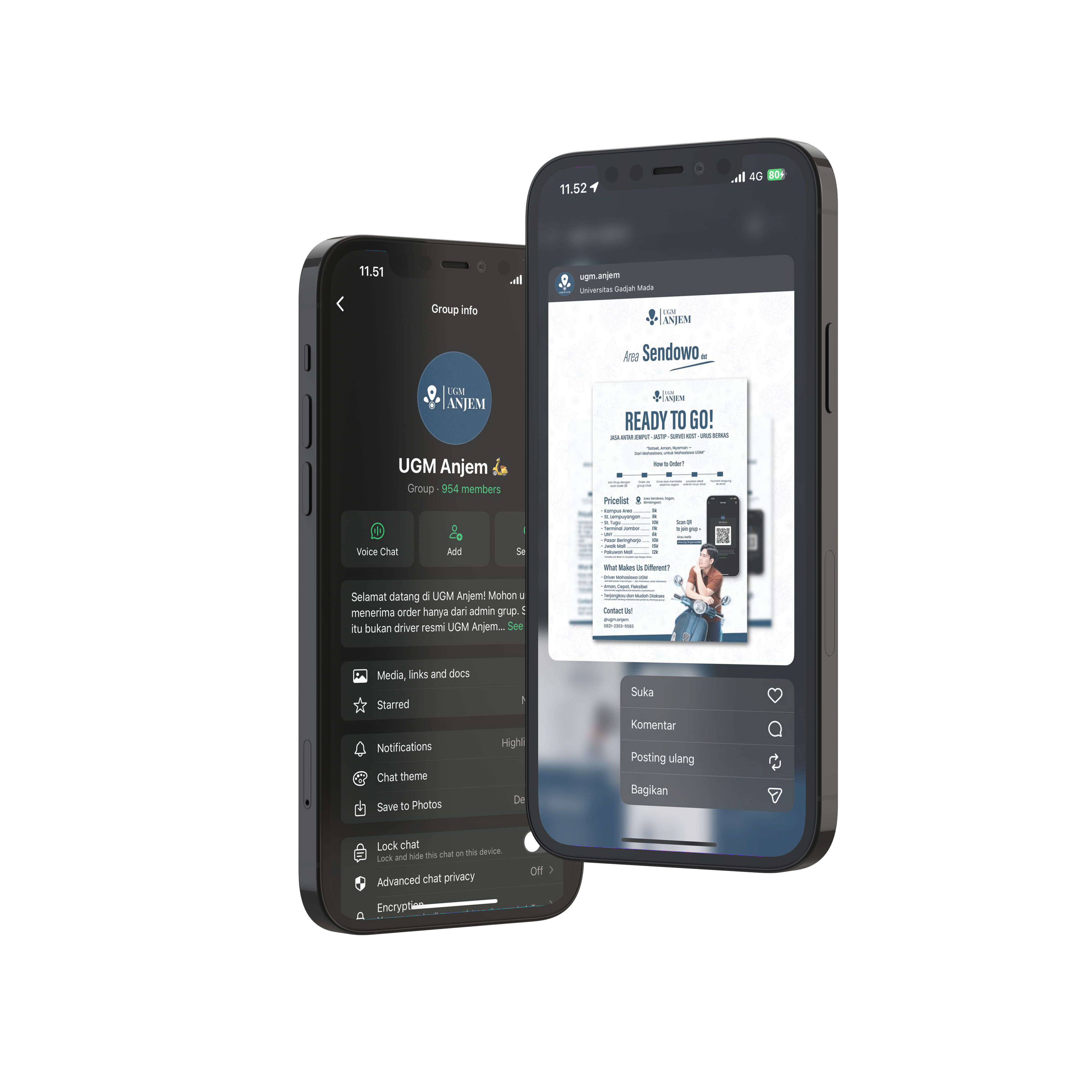UGM Anjem WhatsApp Mockup